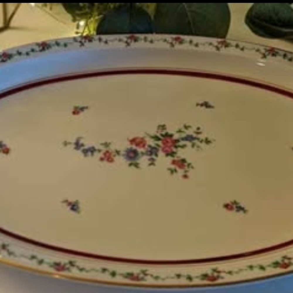Royal Bayreuth VERY LARGE! 14 Inch Platter Bavaria Vintage 1794 1945-55 PERFECT